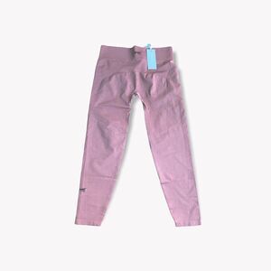 Reebok Victoria Beckham Seamless Leggings Dusty Rose Sz XL NWT